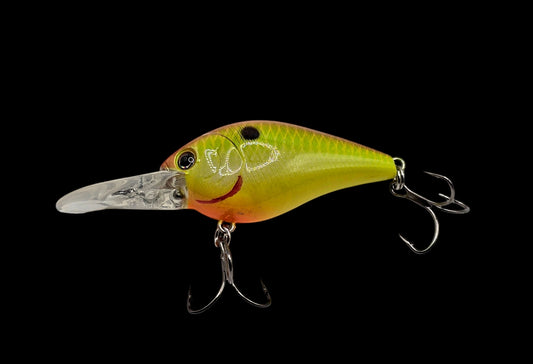 1.5 Medium Diver Yellow Copper Back Shad